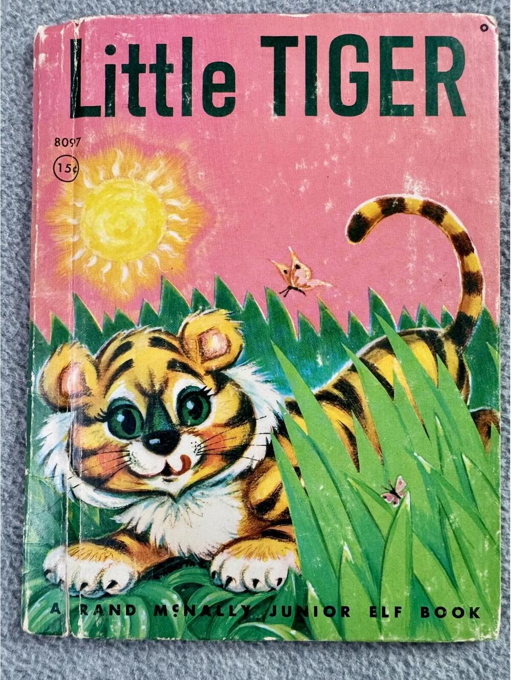 little tiger rand mcnally junior elf vintage kids book 15 cent‎ 1962 edition